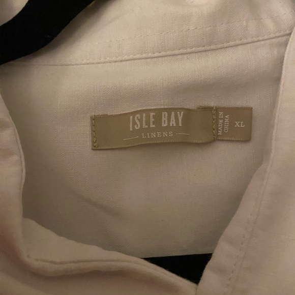 Men’s Isle Bay Button Down Linen - Picture 5 of 6